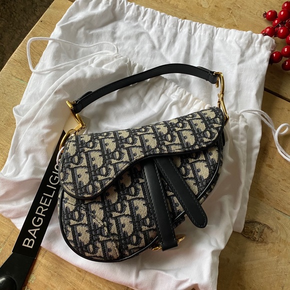 💙 Mini Dior Saddle bag with strap!!💙 *AUTHENTIC* - Picture 7 of 16